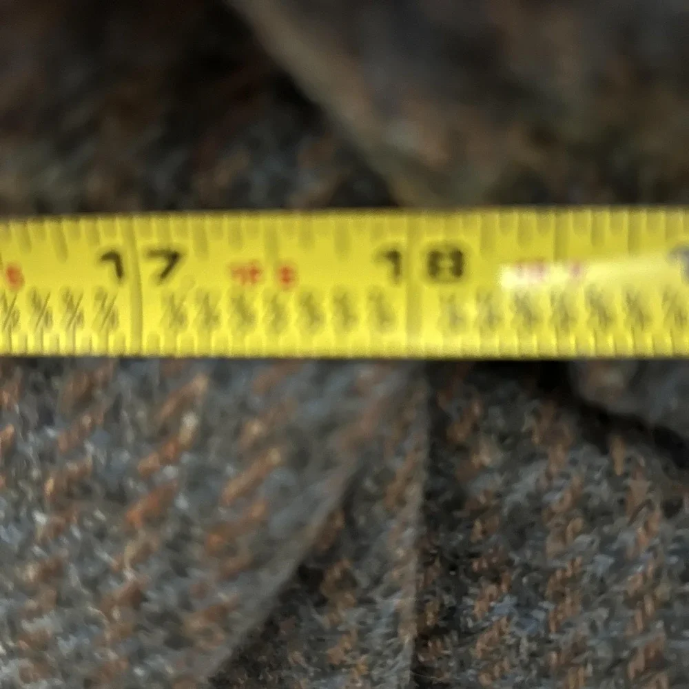 Vintage Levi Strauss & Co. Blazer Womens 14 Gray Wool Tweed Herringbone Lined - Picture 8 of 8
